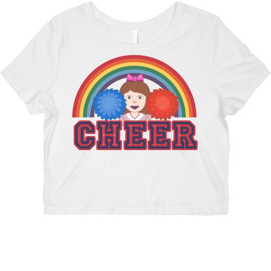 Rainbow Cheer Crop