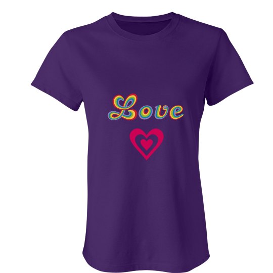 Rainbow love tshirt Rainbow love tshirt