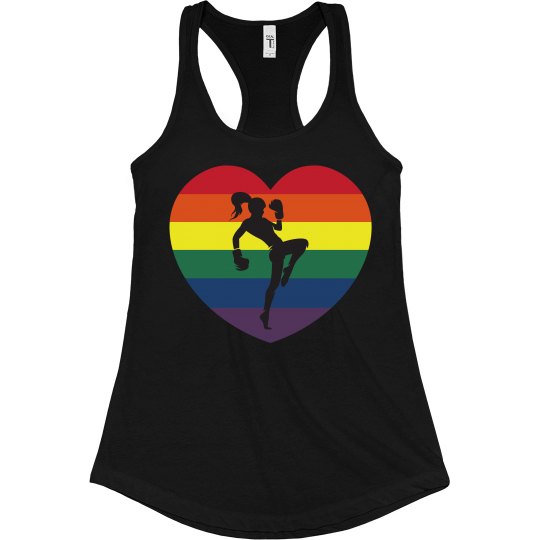 Rainbow Pride w/Kickboxing Girl