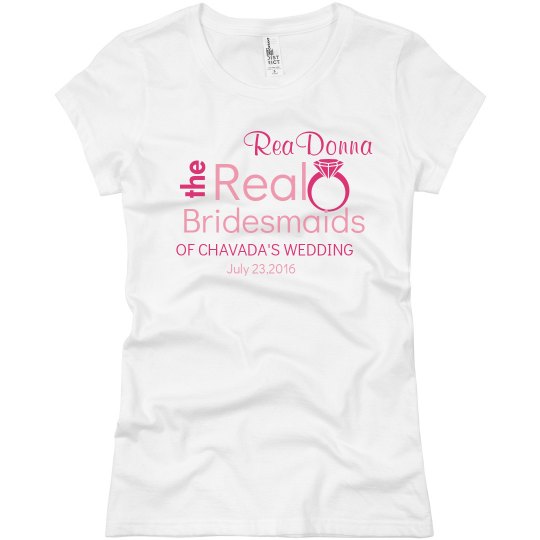 reaDonna bridesmaid shirt 