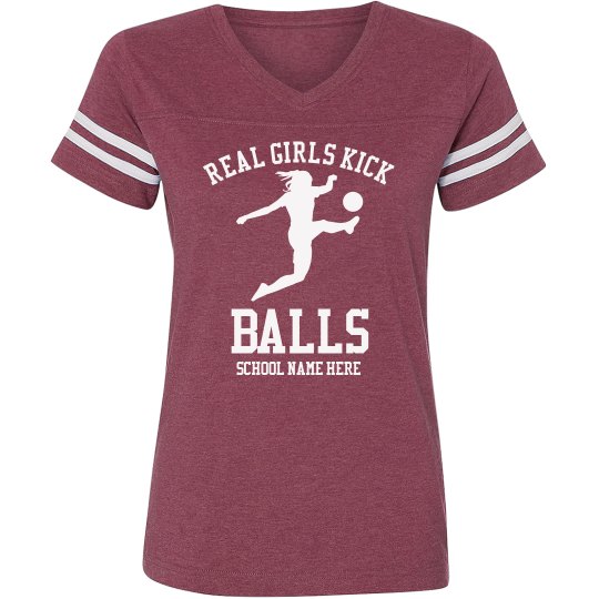Real Girl Kick Balls