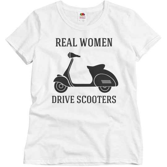 Real women drive scooters
