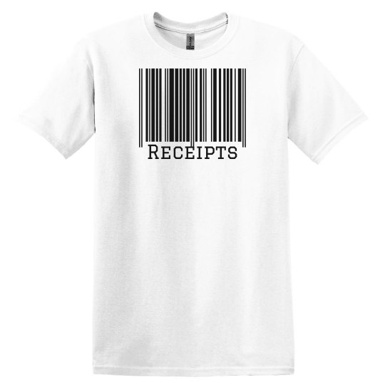 Receipts Tee Receipts Tee