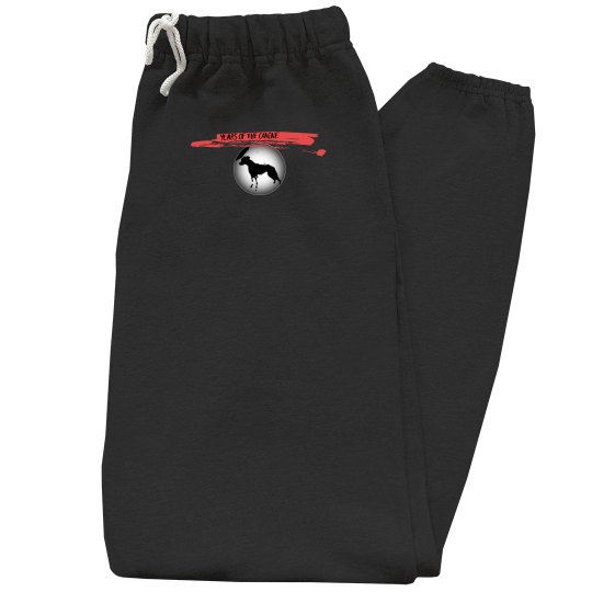 Red Banner/Logo Grey sweat pants