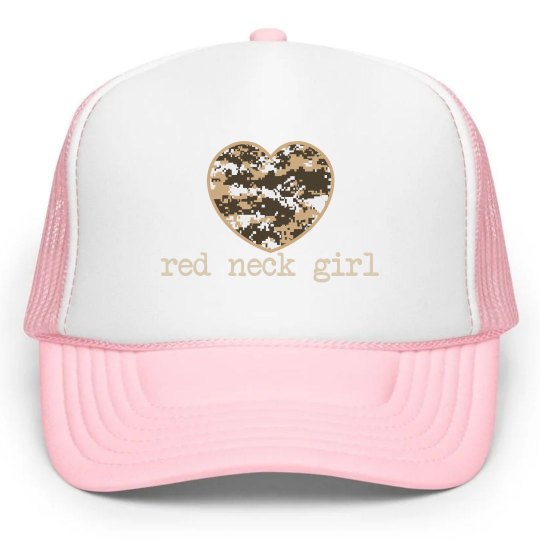 RED NECK GIRL HAT