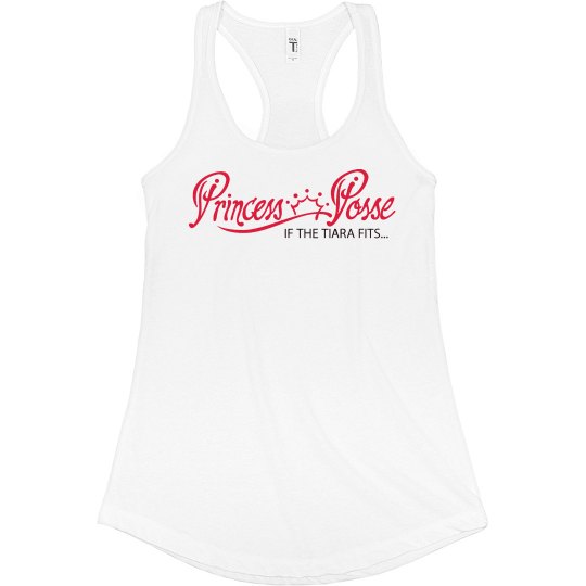 Red tiara tank