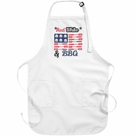 Red, White, & BBQ Apron