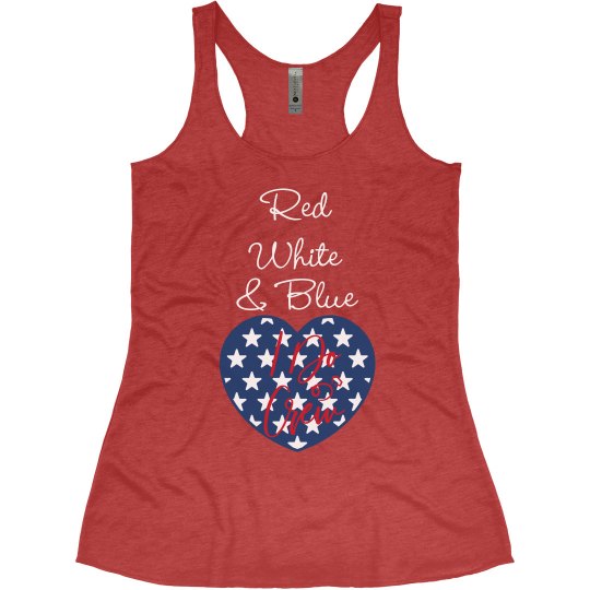 Red, White & Blue I Do Crew (Red)