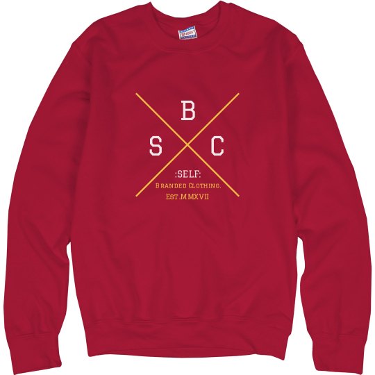 Red Yellow SBC Sweat Shirt Red Yellow SBC Sweat Shirt