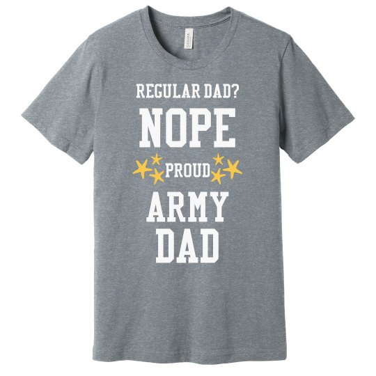 Regular dad? No. Regular dad? No.