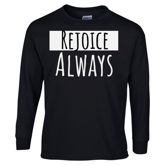 Rejoice black tee