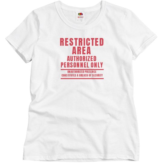 Restricted area Restricted area