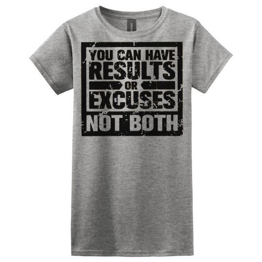 Results or excuses not both 