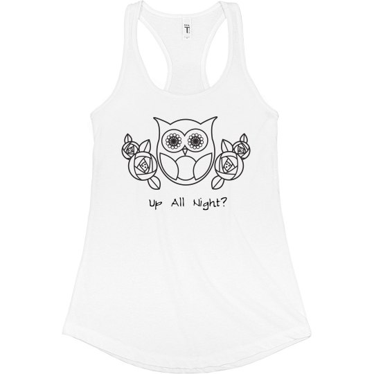 Retro Owl and Roses 1 Retro Owl and Roses 1