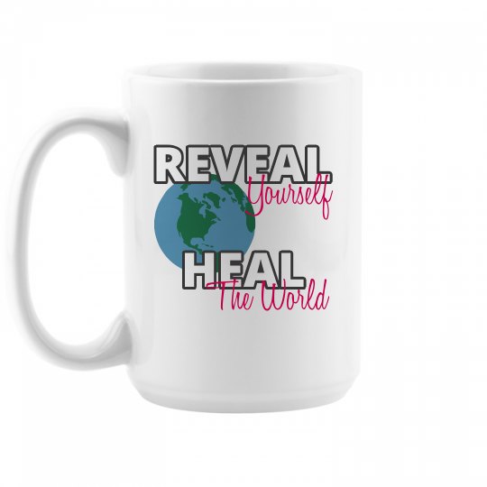 REVEAL Yourself Big World Mug