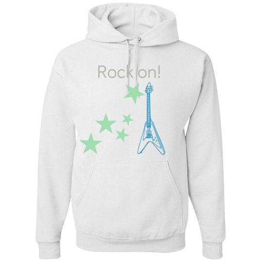 Rock on hoodie on sale!