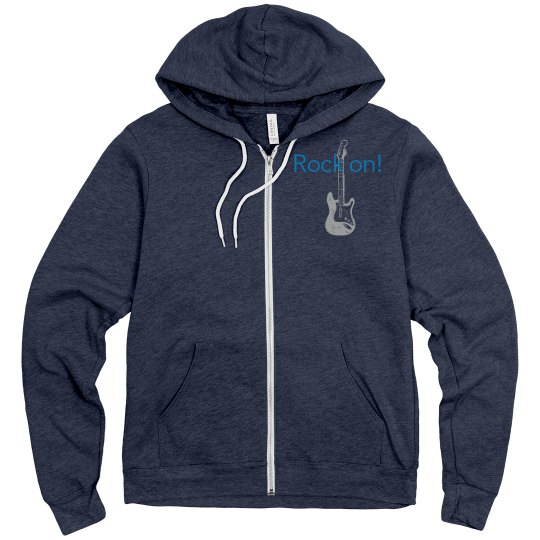 Rock on purple hoodie Rock on purple hoodie