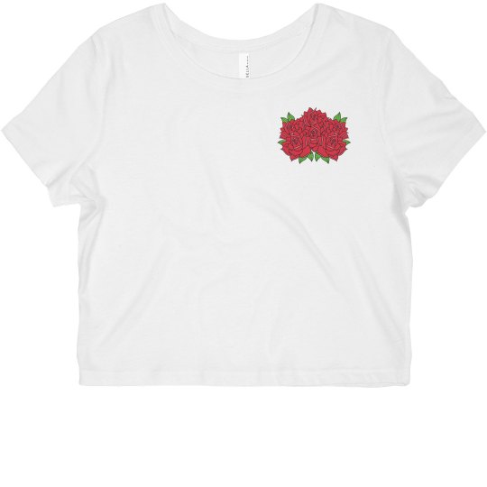rose crop top