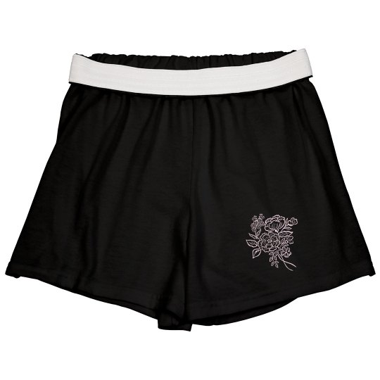 Rose Shorts (Black/Pink) 