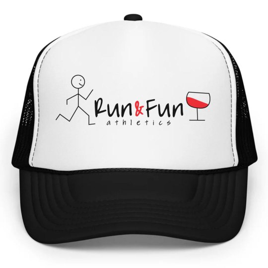 Run & Fun wine Trucker Hat