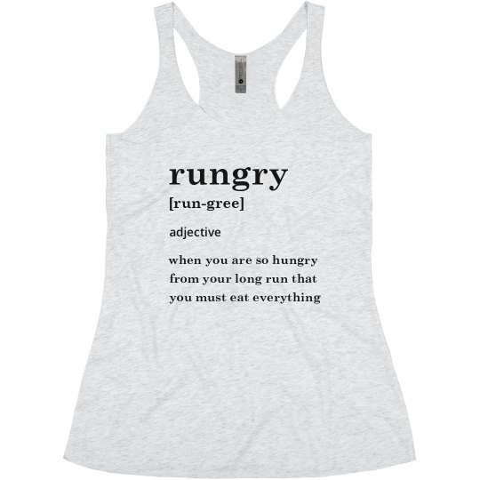 RUNGRY definition 
