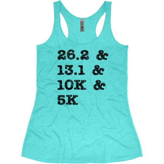 Running Distances Racerback