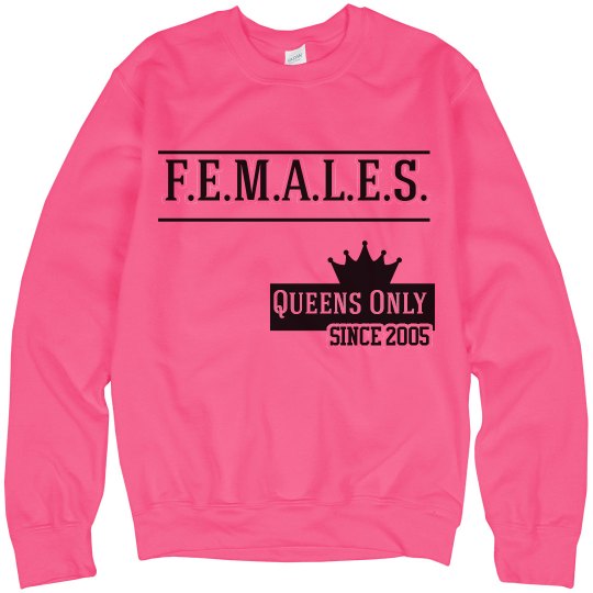 sadia pink crew neck