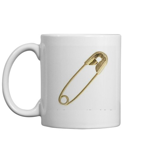 Safety Pin Coffee Mug