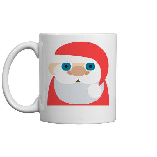 Santa Claus Emoji Coffee Mug 