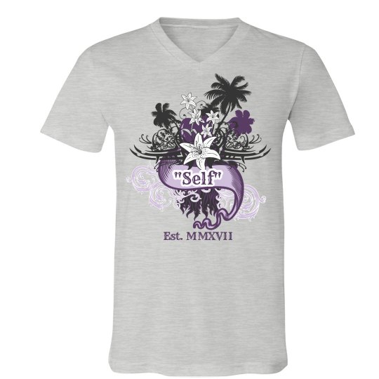 SB Tropic T Shirt Gray Purple