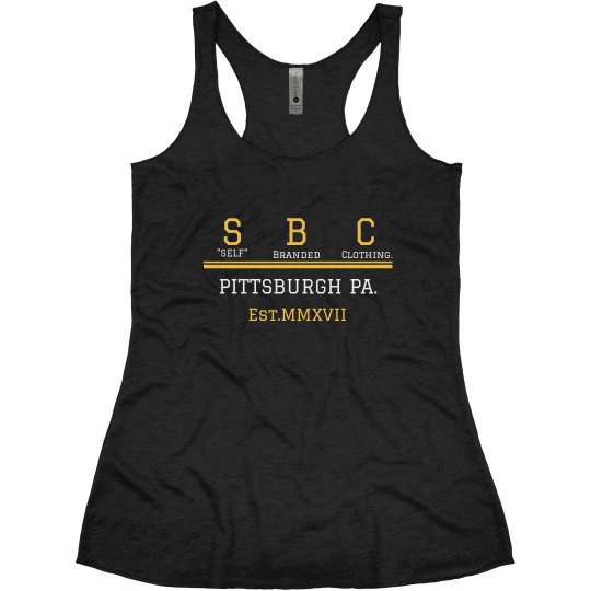 SBC Sleep Tank Blk Yellow