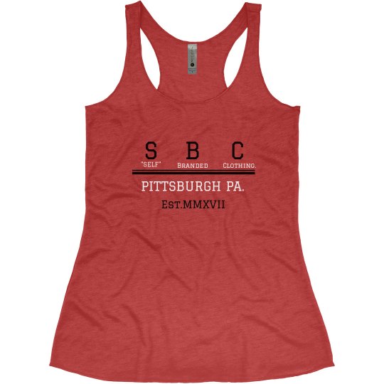 SBC Sleep Tank Red Blk White