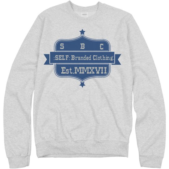 SBC Sweat Shirt Gray Blue Silver
