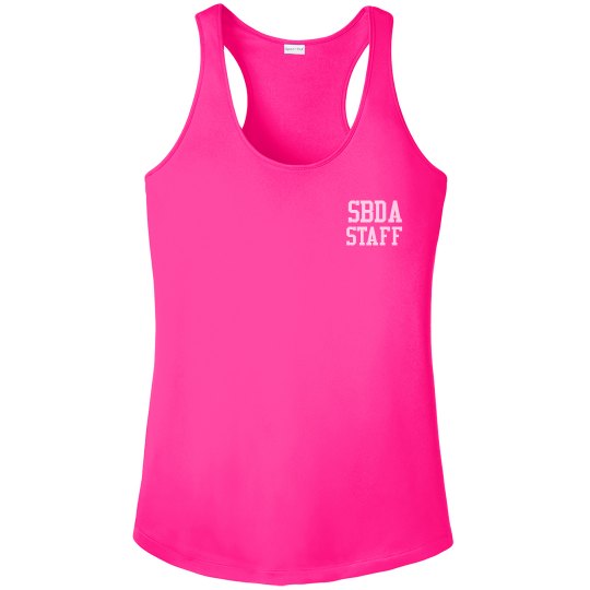SBDA Staff tank top, pink