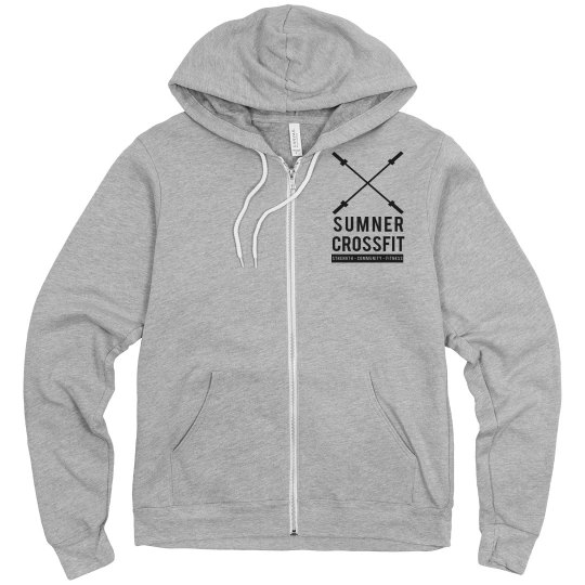 SCF LOGO 2 ZIP UP HOODIE 