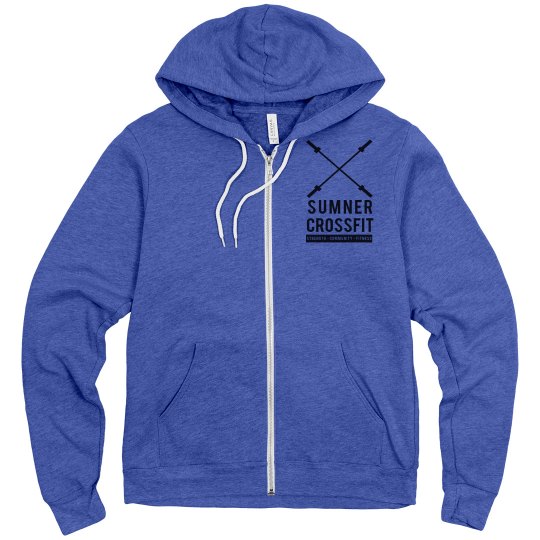 SCF Logo 2 ZIP UP HOODIE