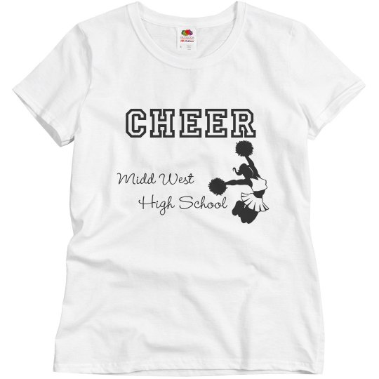 school name cheer shirt