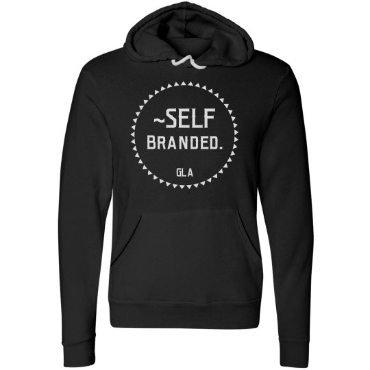 ~Self Branded Blk Hoodie