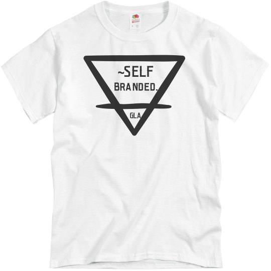 Self Branded Clothing. Gray Blk Tee