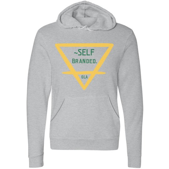 ~Self Branded Gray Yellow/GreenHoodie