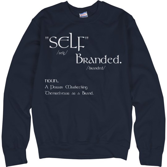 Self~Branded Sweat Shirt Navy