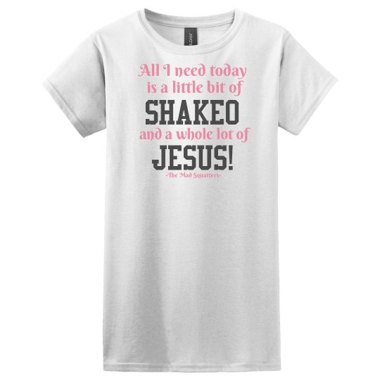 Shakeo and Jesus v-Neck Gray Let Shakeo and Jesus v-Neck Gray Let