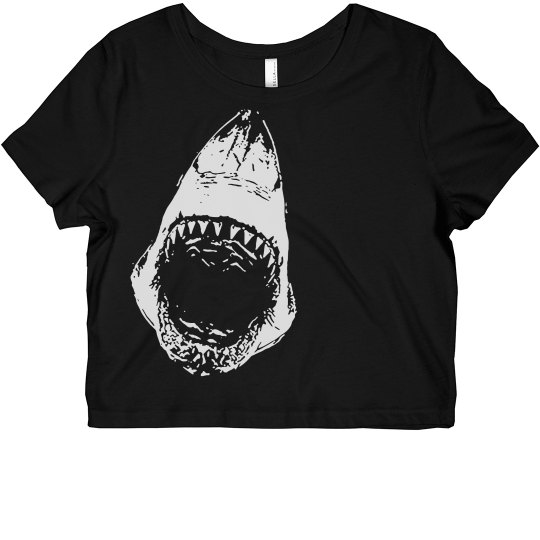 Shark Attack Crop Top