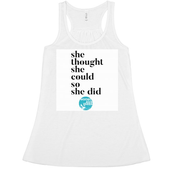 She thought she could workout tank