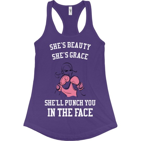 She'll Punch You in the Face Hook shirt
