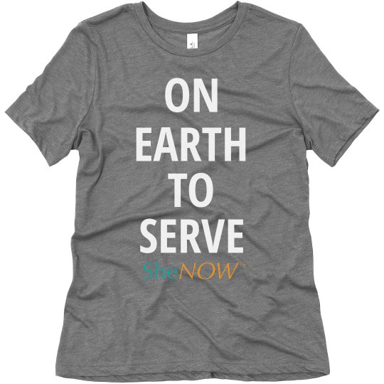 SheNOW #SERVICE Tee