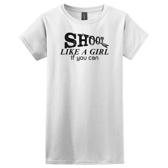 Shoot Like A Girl Archery Shirt