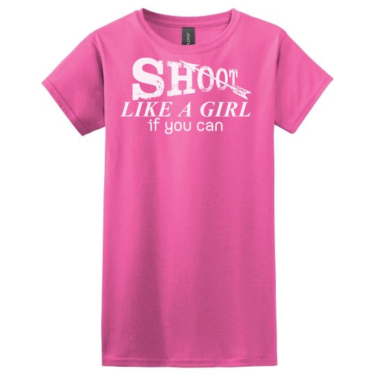 Shoot Like A Girl Archery Shirt Shoot Like A Girl Archery Shirt