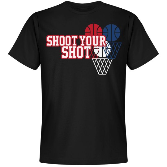 Shoot your shot graphic tee