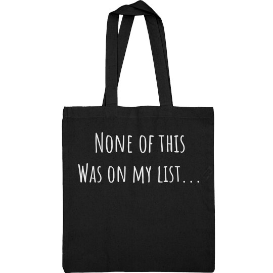 Shopping list bag